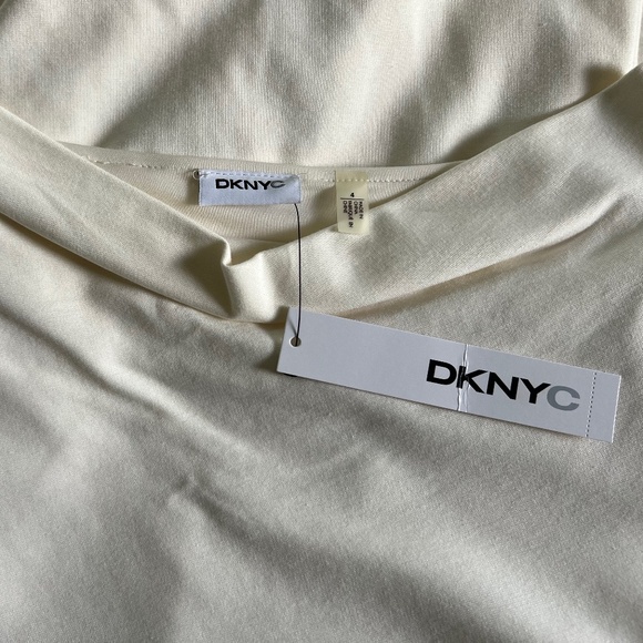 DKNYC Off-White Ruched Dress - Picture 7 of 8